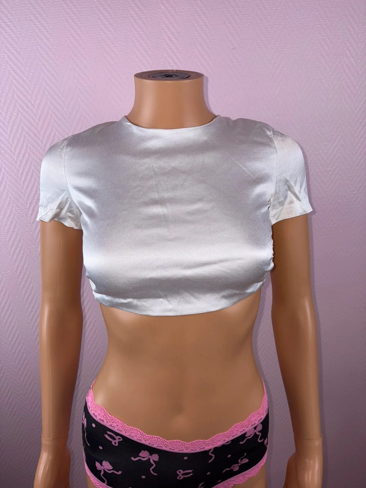Witte Zara crop top maat xs super staat – photo 2